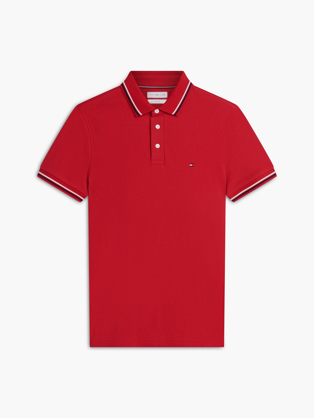 Slim Fit Collar Tipped Polo