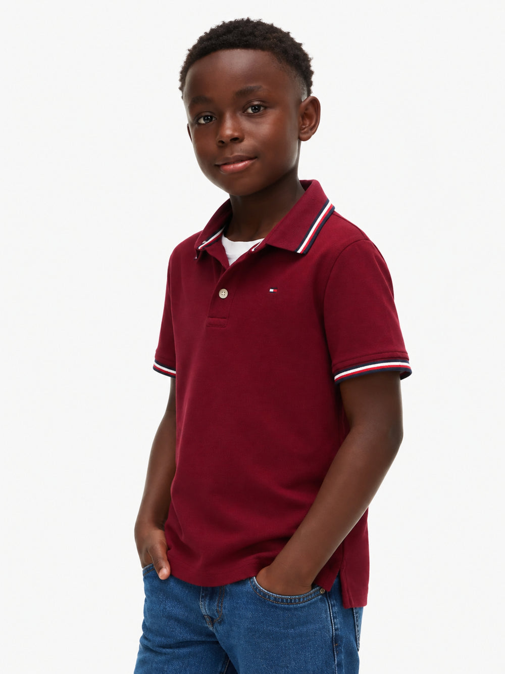 Kids Solid Polo
