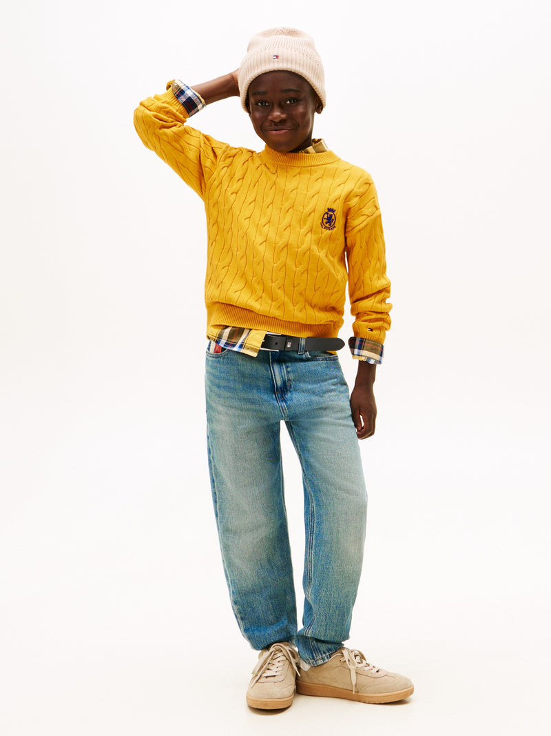 Kids Cable Knit Sweater