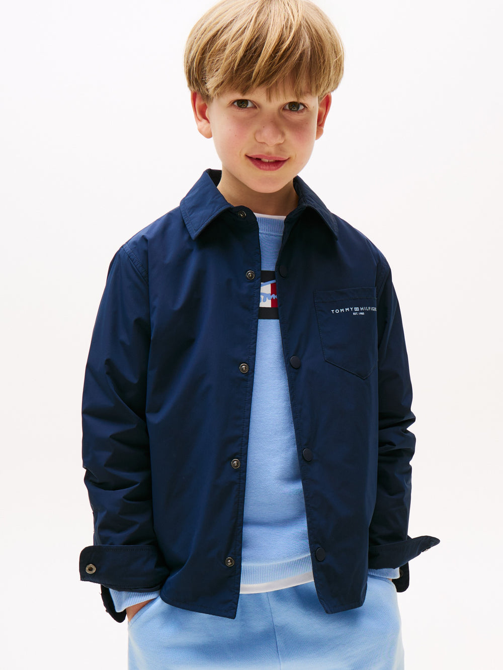Kids Solid Overshirt