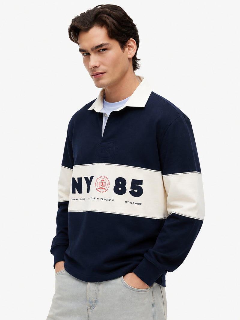 Relaxed Fit Rugby Polo