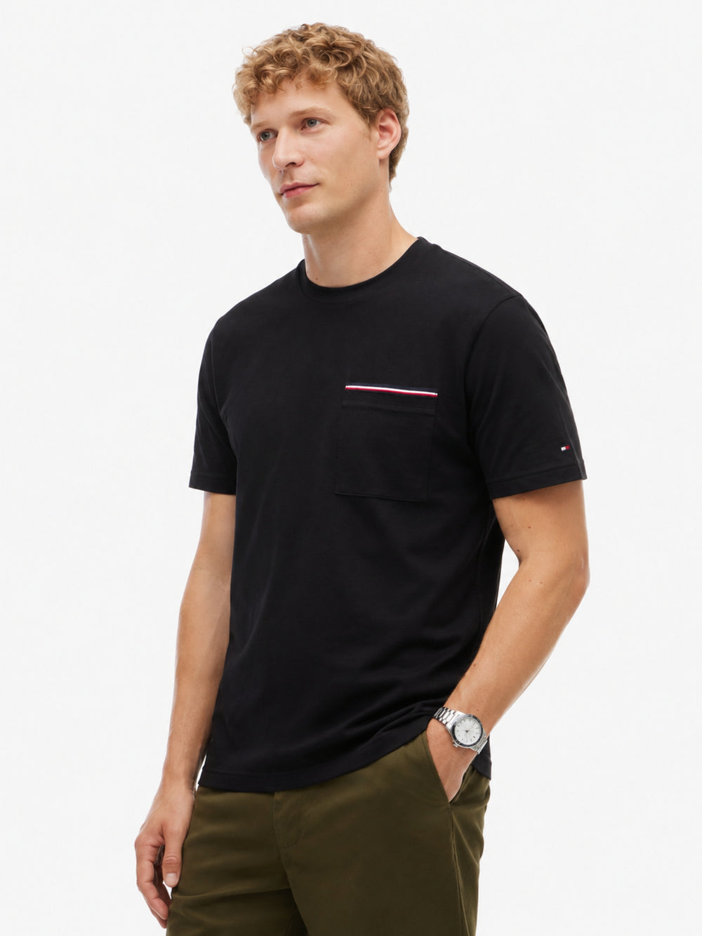 Regular Fit Pocket Pique Tshirt