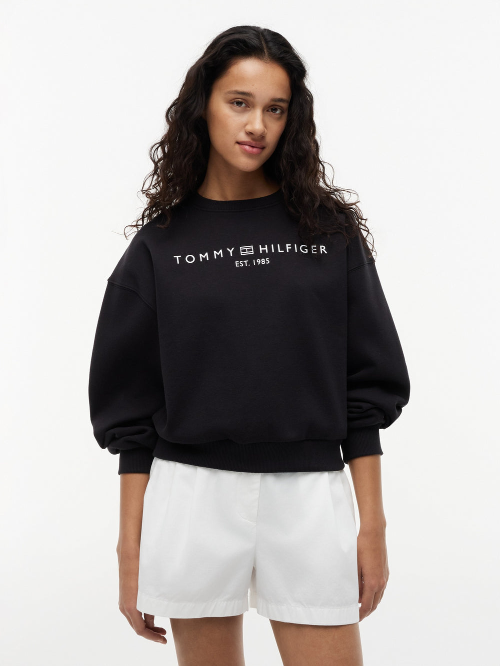 Relaxed Fit Fleece Pullover