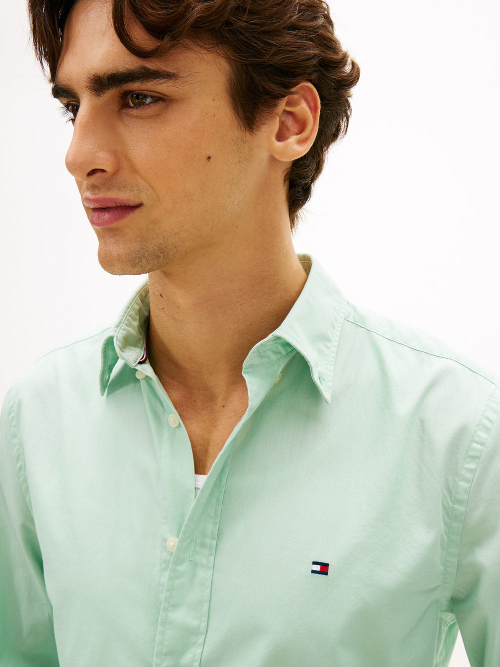 Regular Fit Solid Poplin Shirt