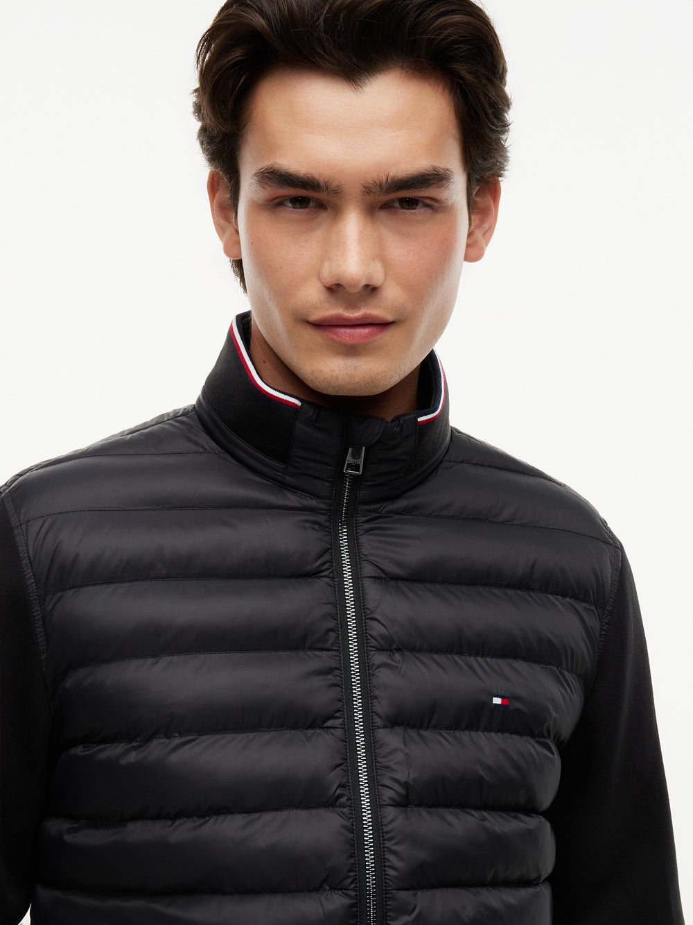 Regular Fit Mix Media Jacket
