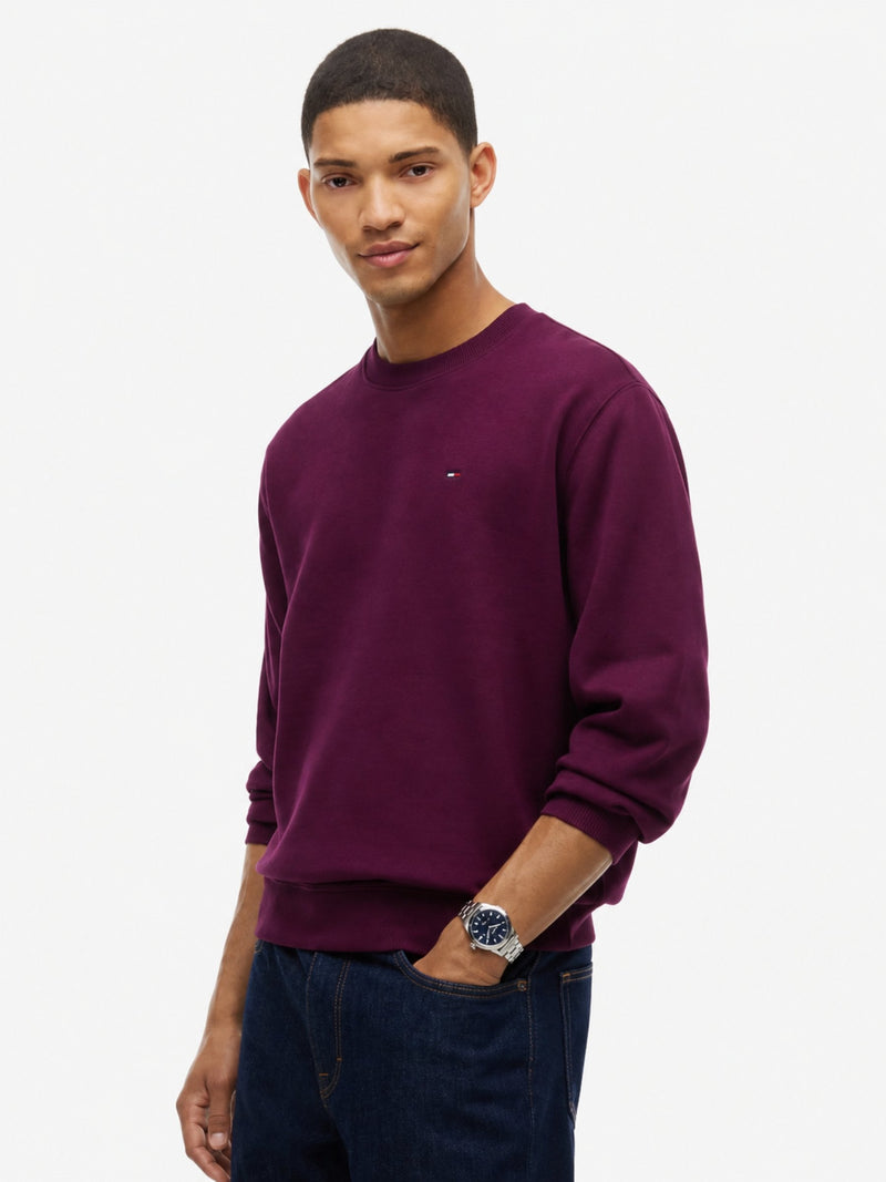 Regular Fit Brushed Fleece Crew Neck Sweatshirt