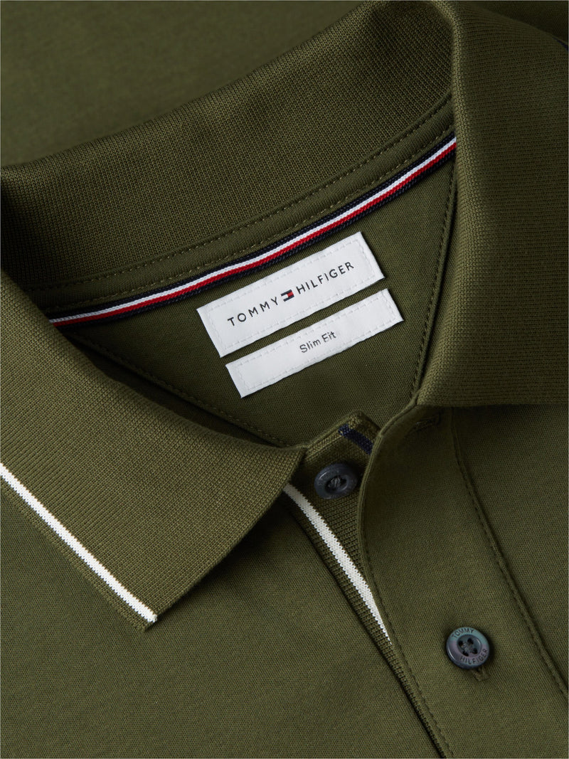 Slim Fit Interlock Polo