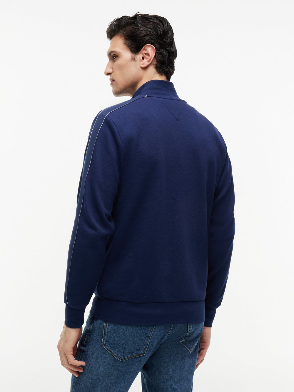 Regular Fit Zip Thru Printed Jacket