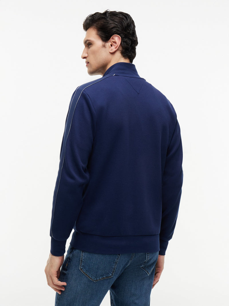 Regular Fit Zip Thru Printed Jacket