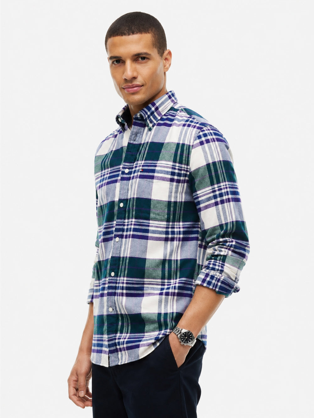 Regular Fit Check Flannel Shirt