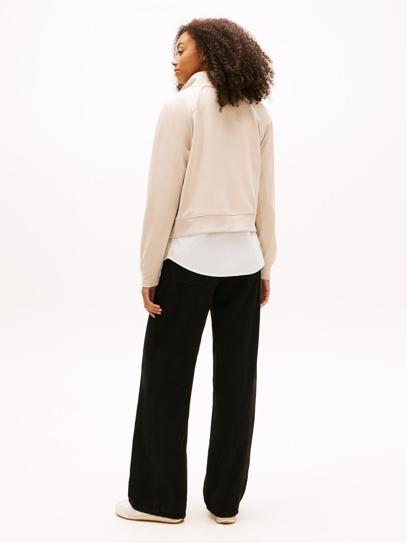 Regular Fit Interlock Zip Thru