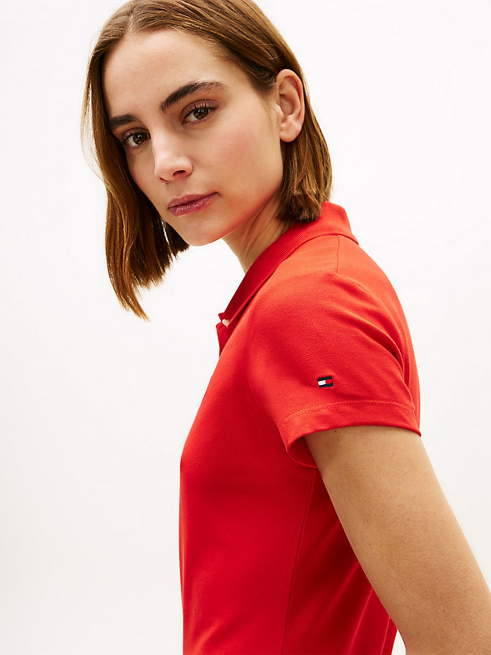 Solid Slim Fit Short Sleeve Pique Polo