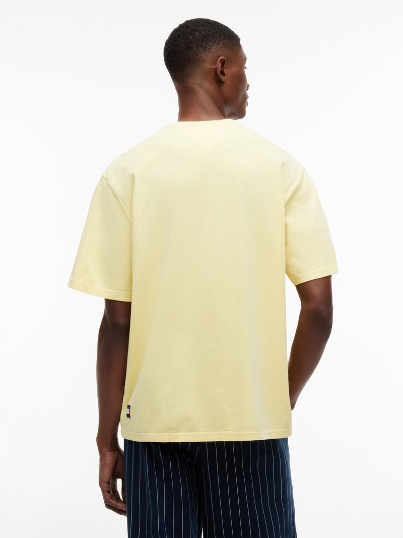 90S Fit Washed Patchwork T-Shirt