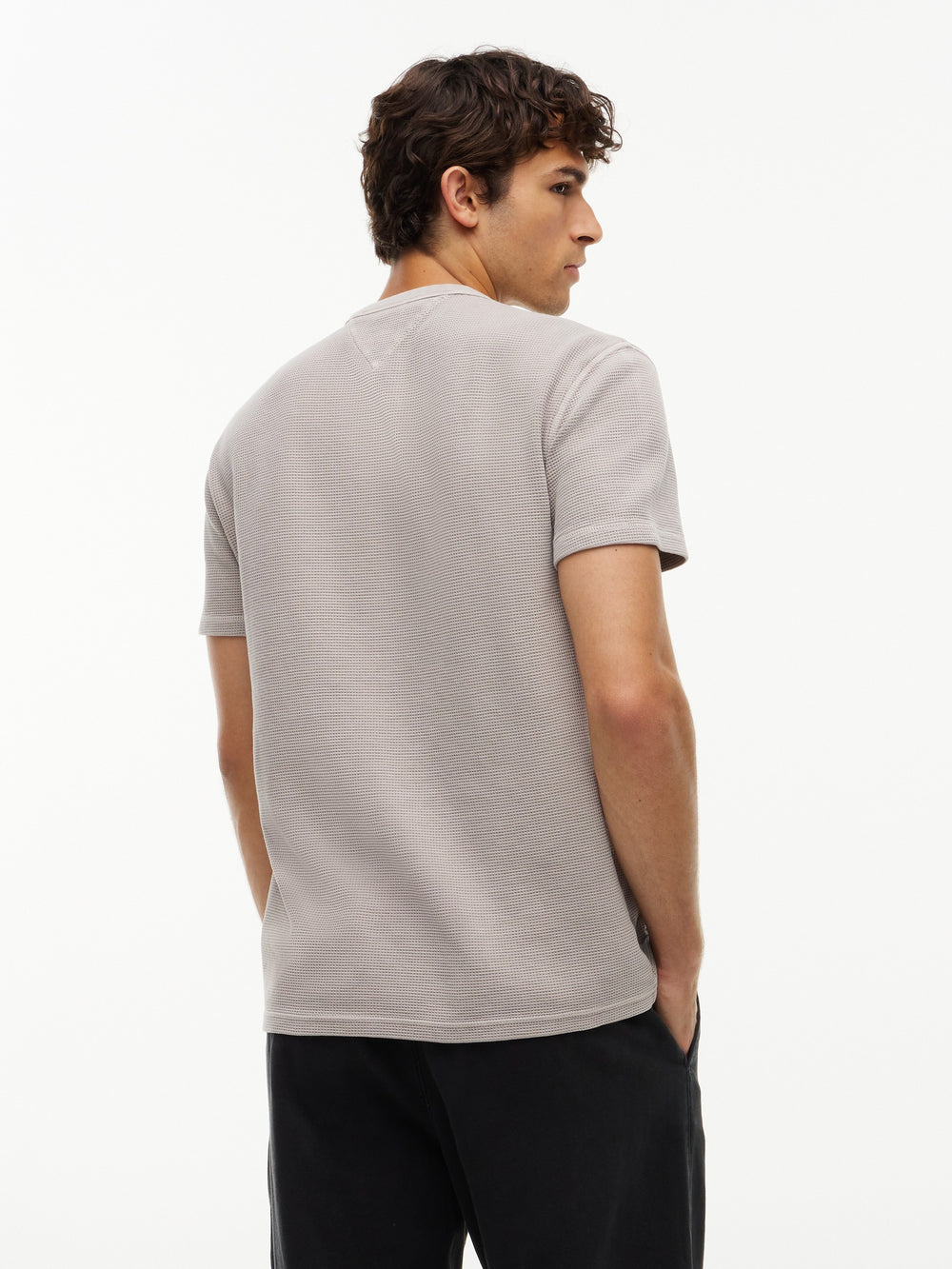 Regular Fit Washed Waffle T-Shirt