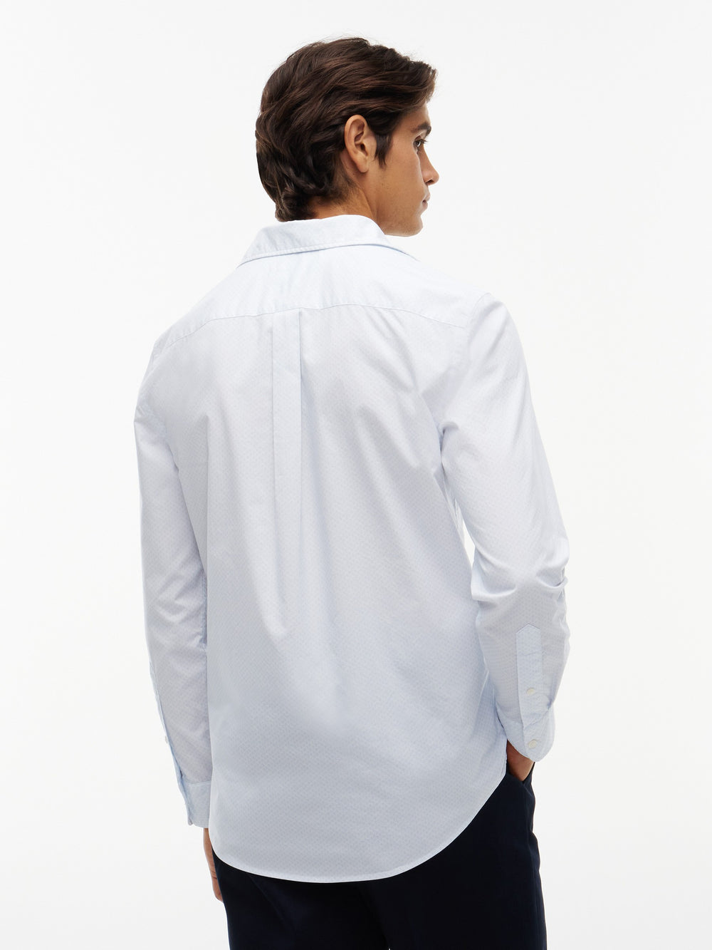 Regular Fit Print Poplin Shirt