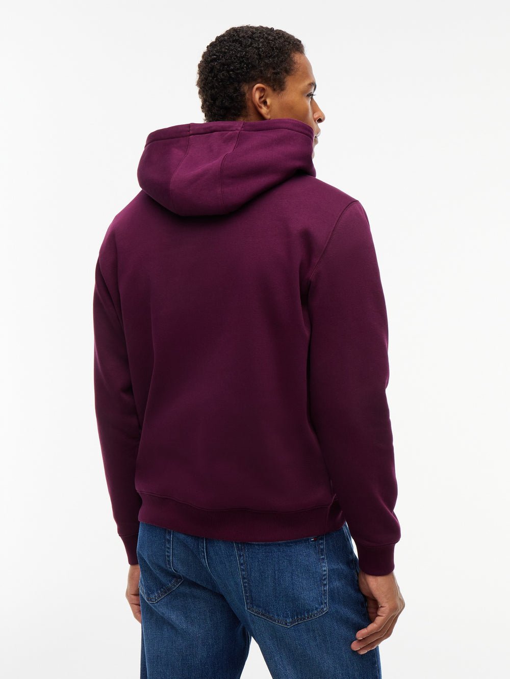 Regular Fit Brushed Fleece Hooded Sweatshirt