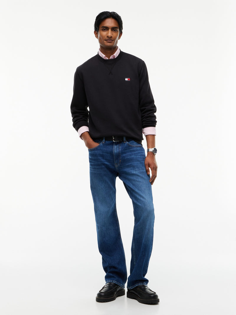Regular Fit Fleece Crew Neck Sweatshirt