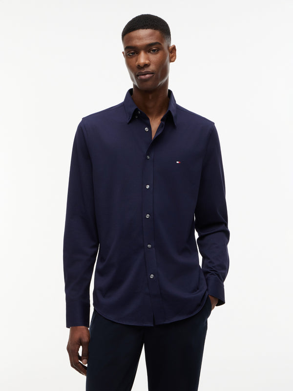 Slim Fit Solid Performance Shirt