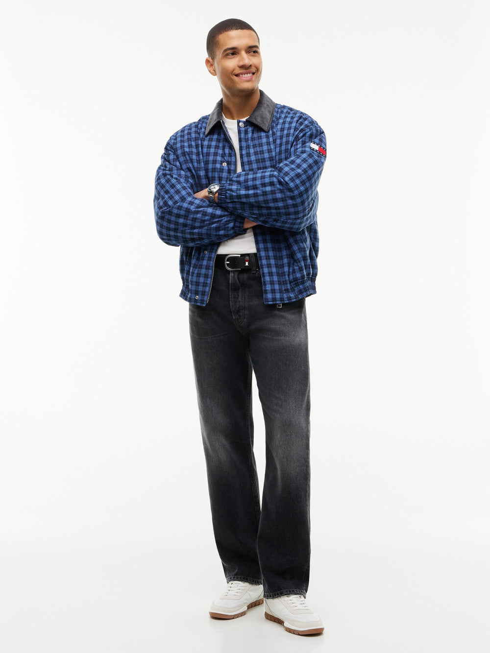 Men Otis Regular Straight Washed Black Jeans