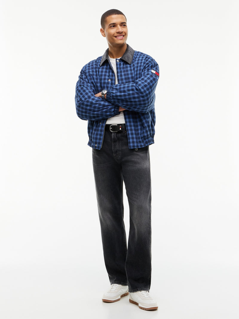 Men Otis Regular Straight Washed Black Jeans