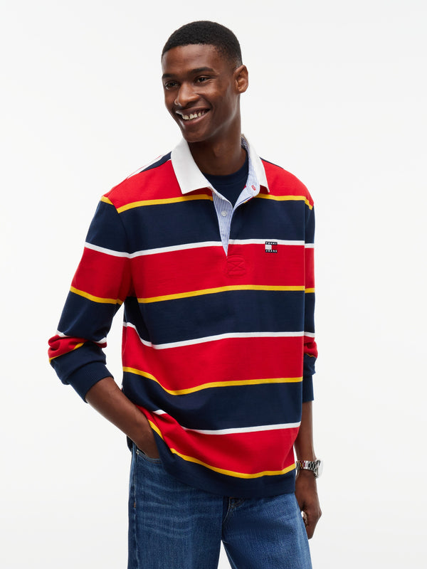 Relaxed Fit Rugby Polo