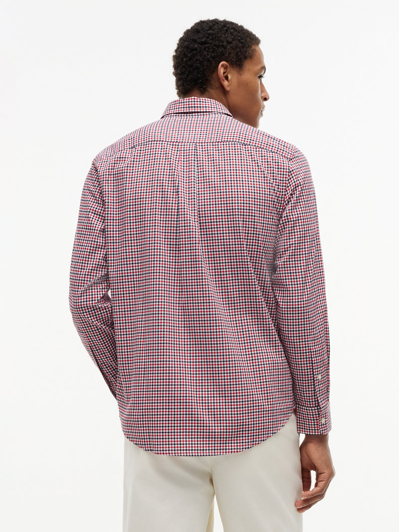 Regular Fit Check Poplin Shirt