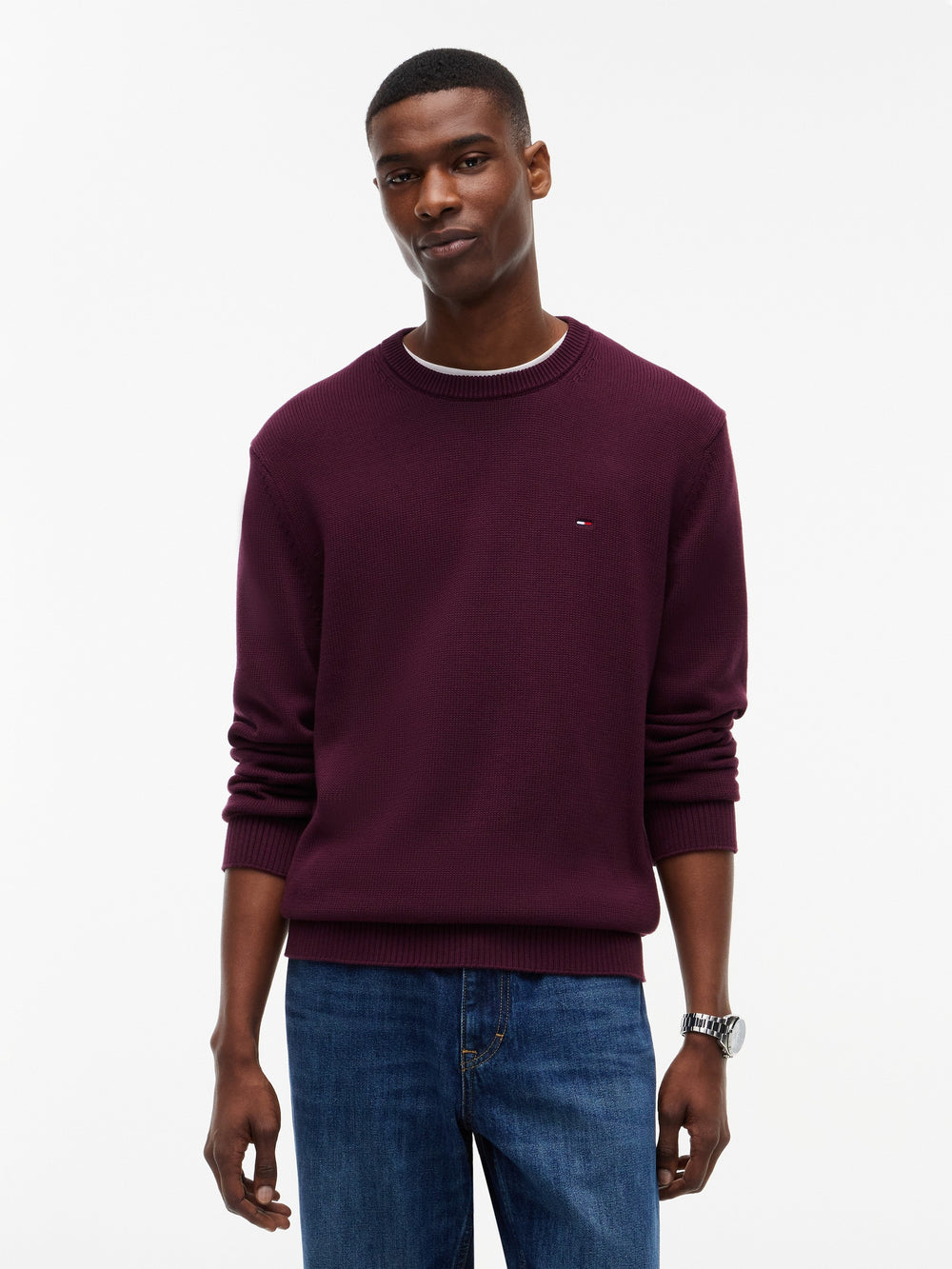 Slim Fit Essential Loose Knit Pullover