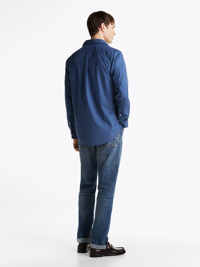 Regular Fit Solid Poplin Shirt