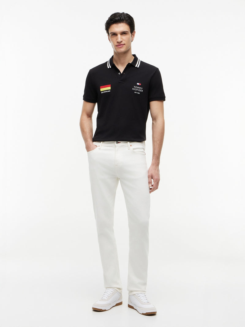 Regular Fit Graphic Pique Polo
