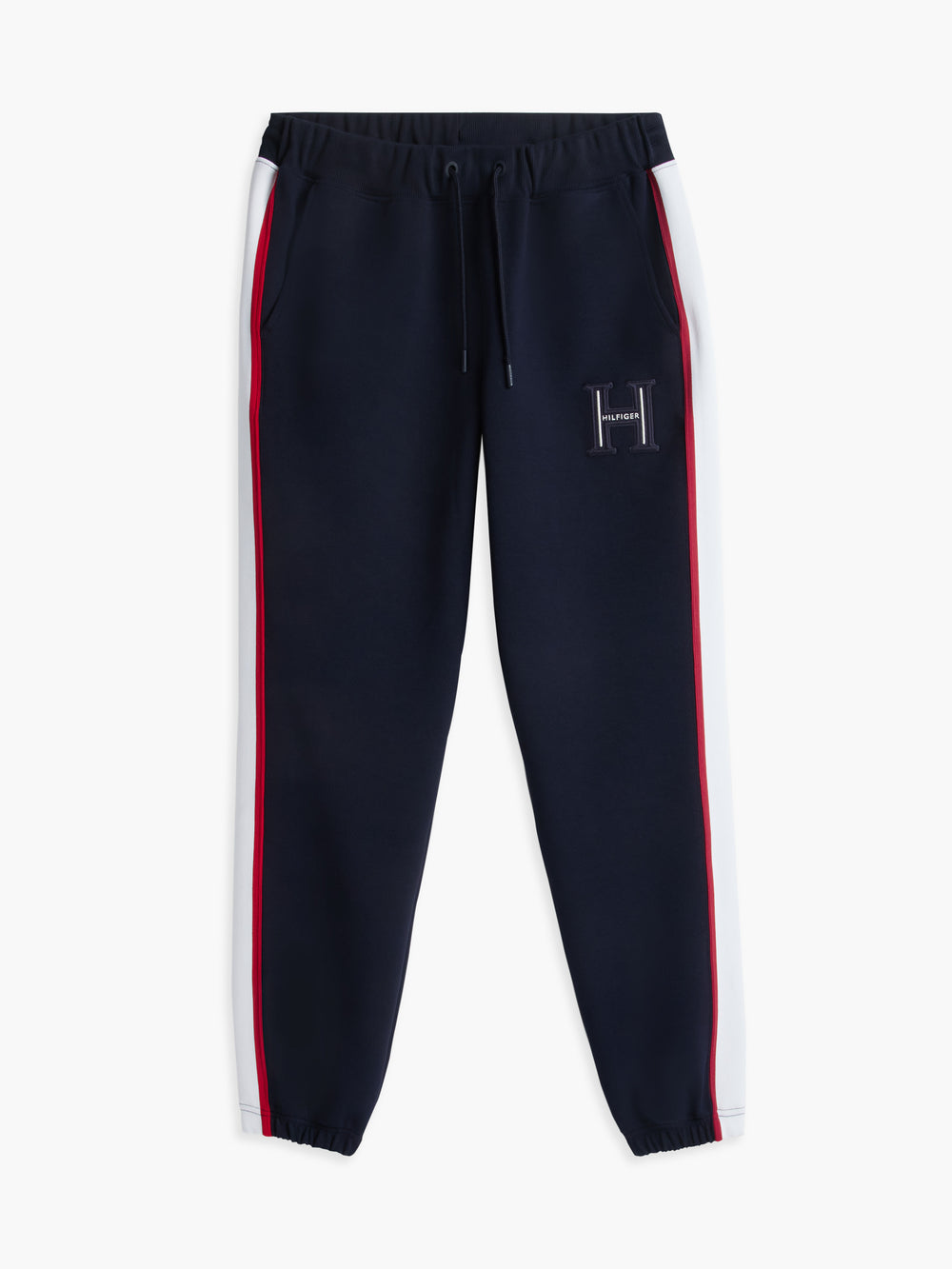 Regular Fit Solid Badge Track Pant