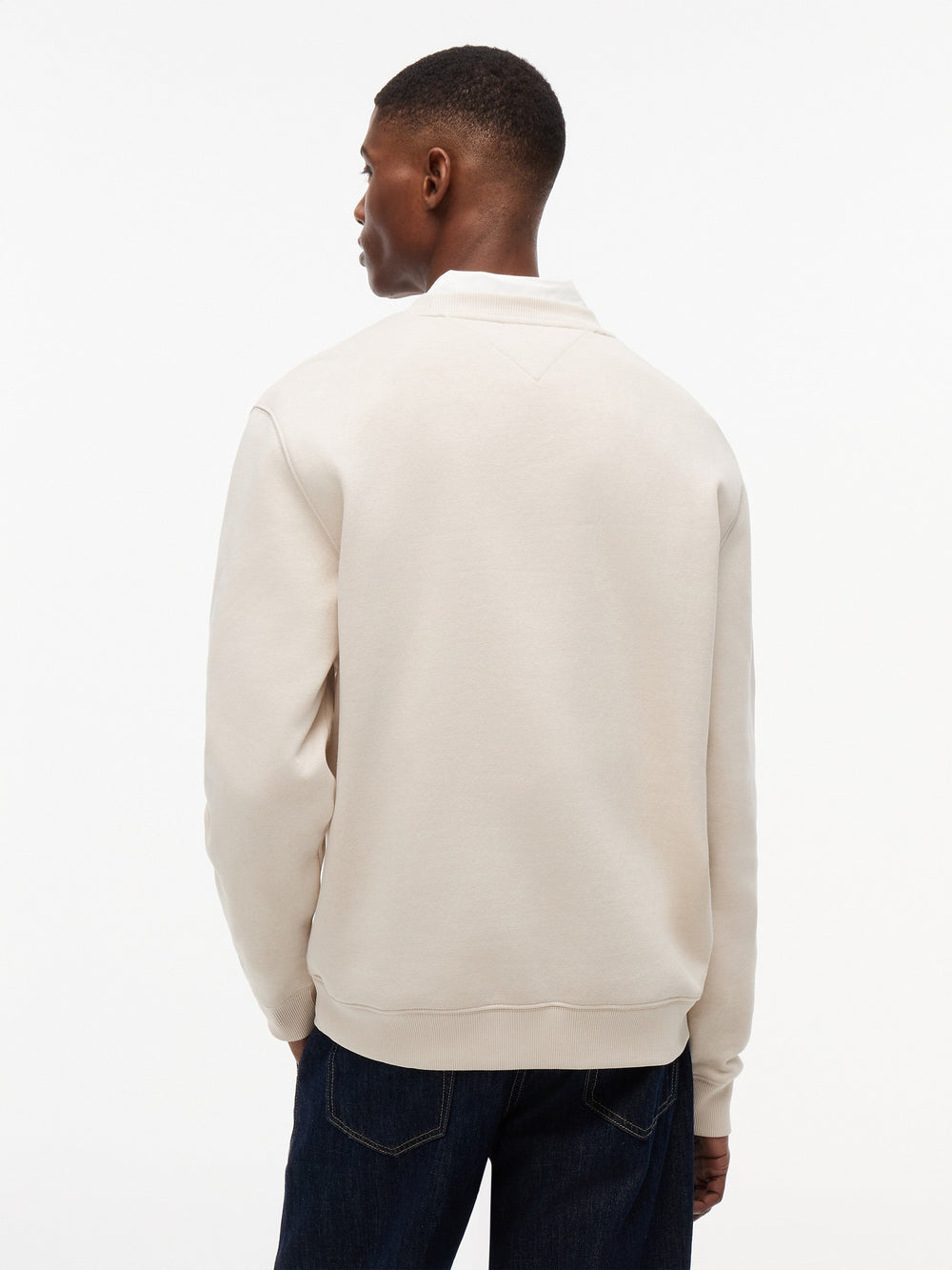 Regular Fit Brushed Fleece Crew Neck Sweatshirt