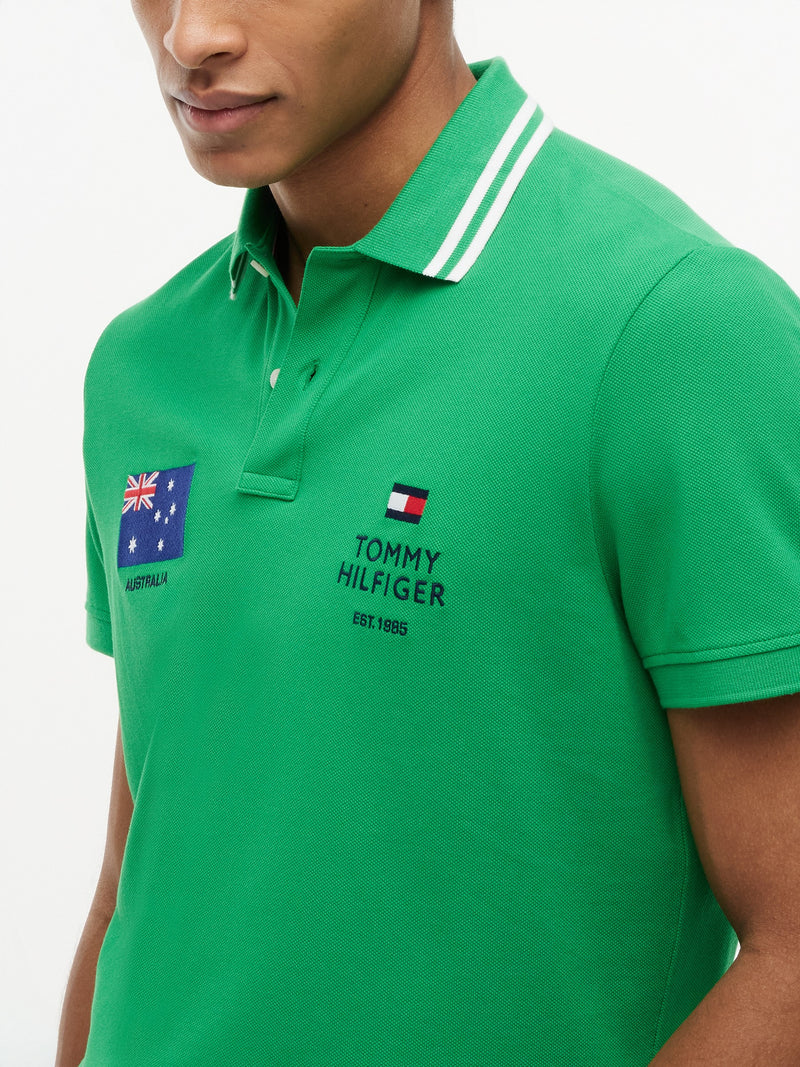 Regular Fit Graphic Pique Polo