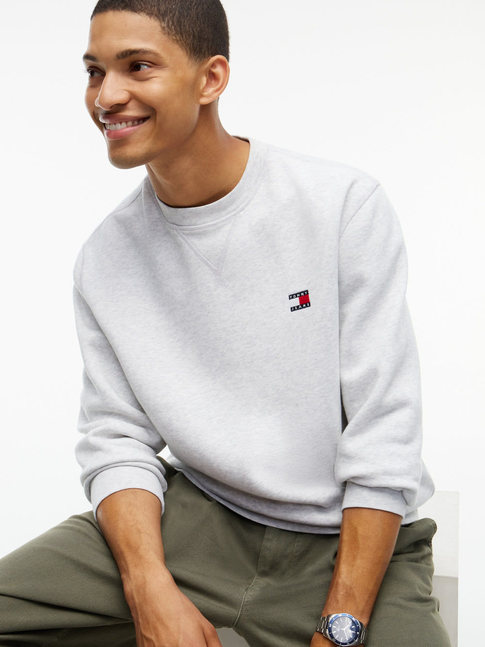 Regular Fit Fleece Crew Neck Sweatshirt