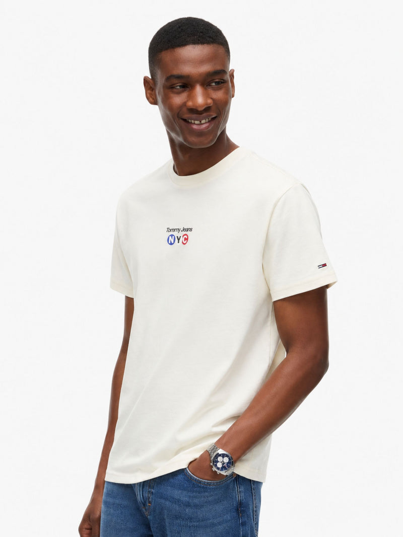 Slim Fit Nyc Logo T-Shirt