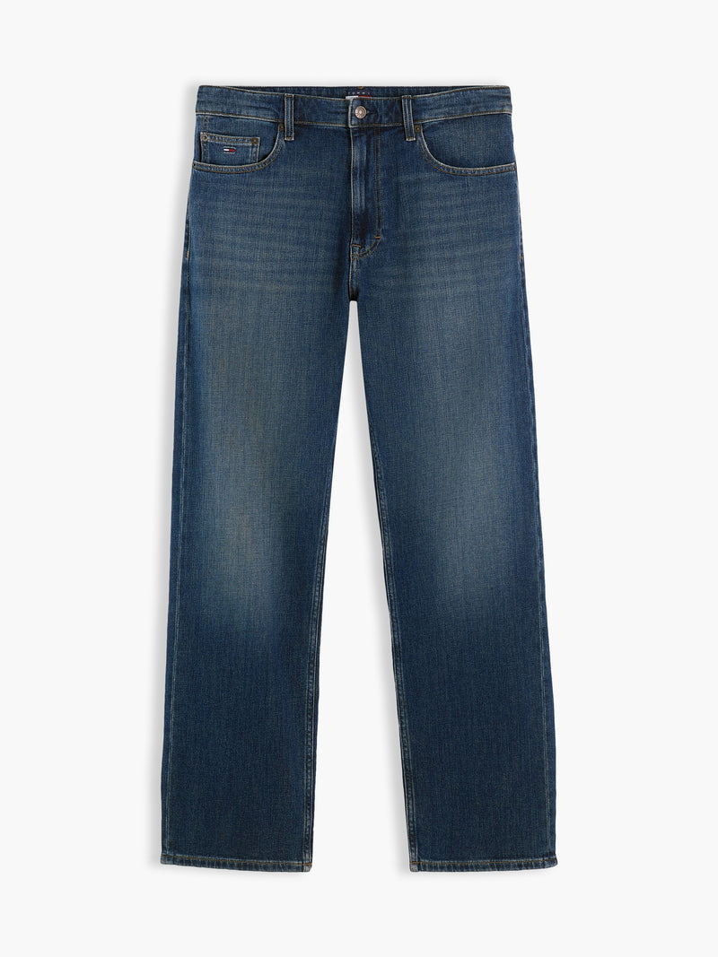 Men Otis Regular Straight Dark Wash Jeans