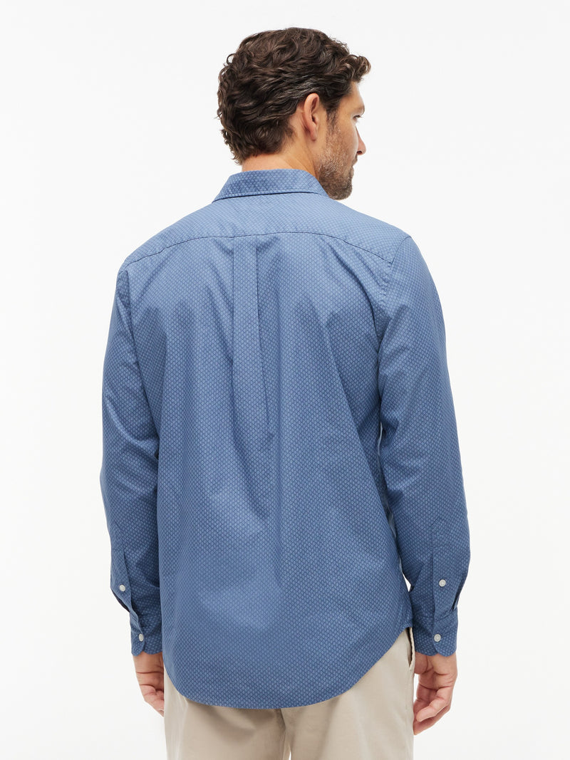 Regular Fit Print Poplin Shirt