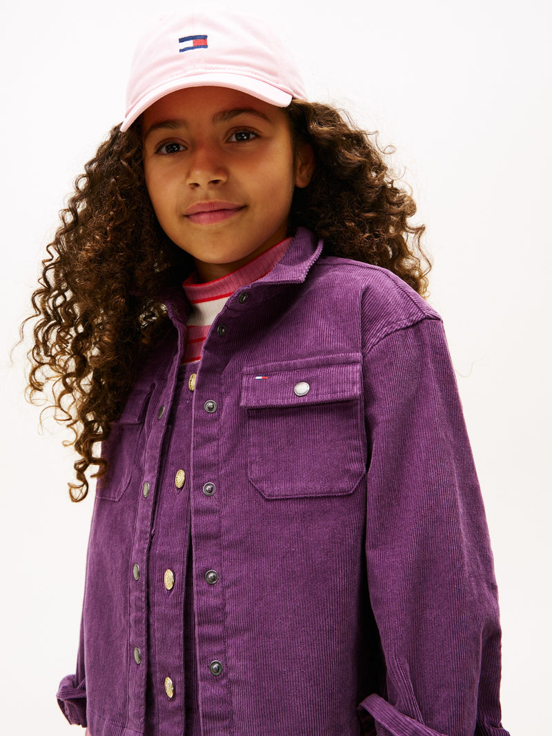 Kids Corduroy Solid Shirt
