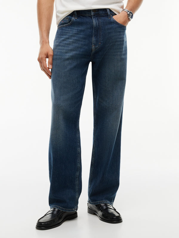 Men Otis Regular Straight Dark Wash Jeans