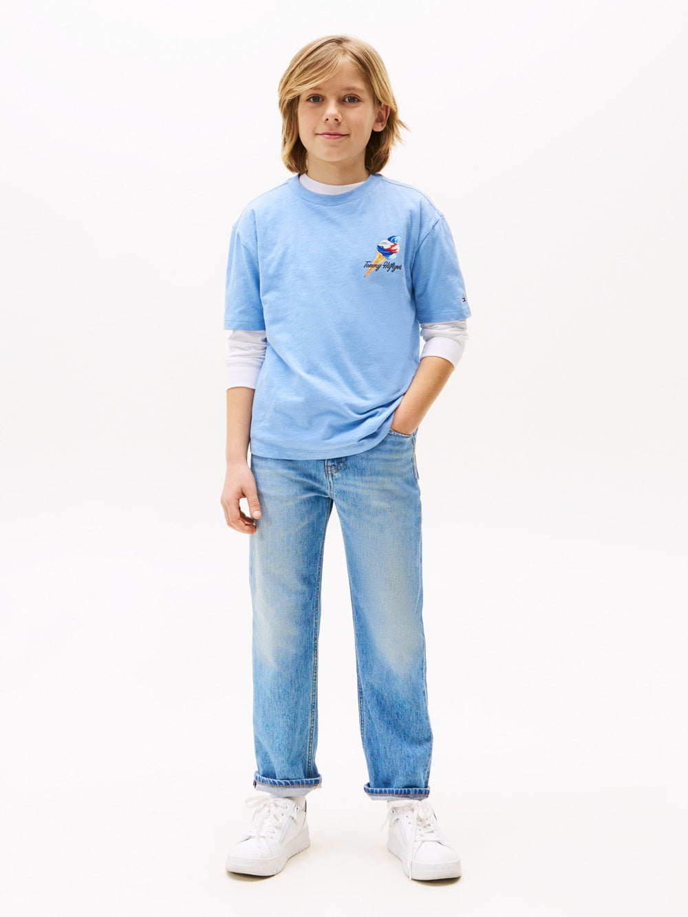 Boys Straight Stretch Jeans